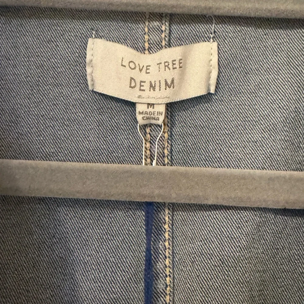 Love Tree Denim Vest with Cherry Accents - Picture 2 of 6